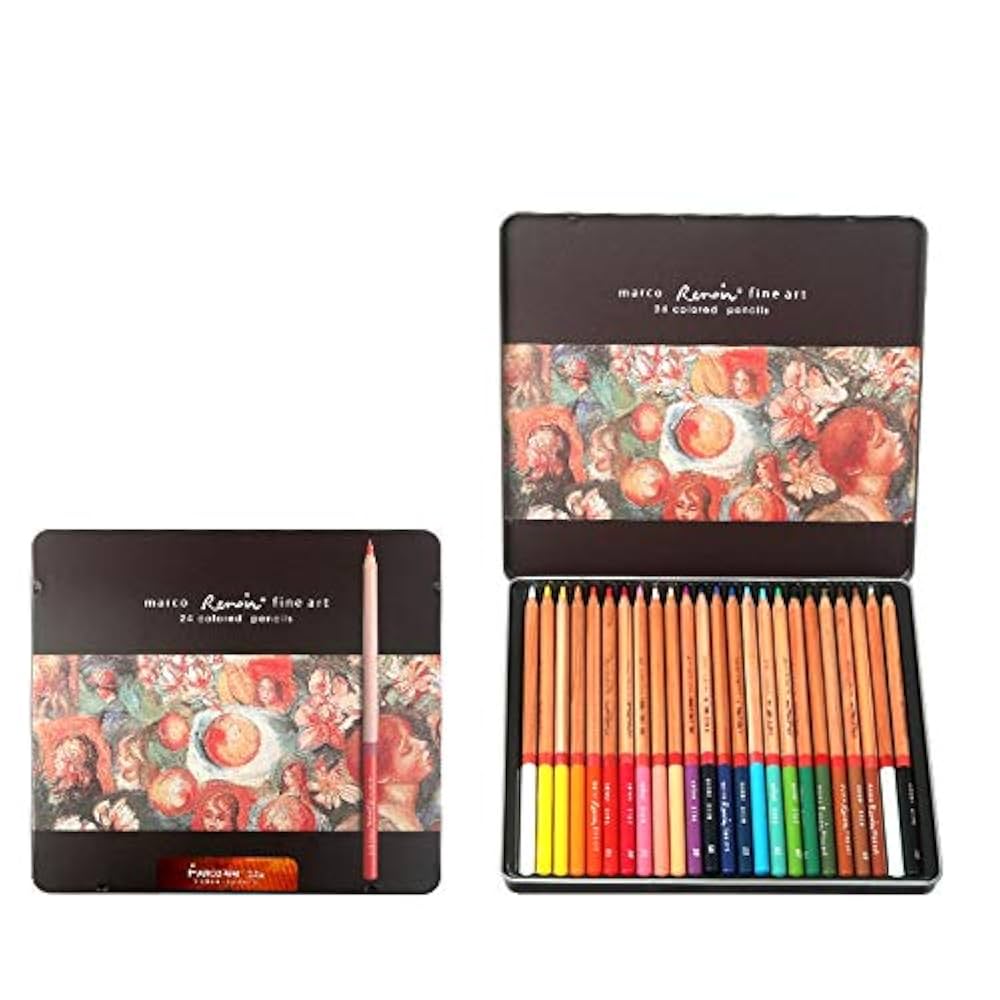 80本セット【新品/未使用】MARCO マルコ 色鉛筆 収納ケース付 80本セット【新品/未使用】MARCO マルコ 色鉛筆 収納ケース付